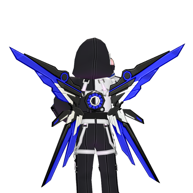 Mabinogi Tech Chic Assault Wings (Dyeable, Enchantable)