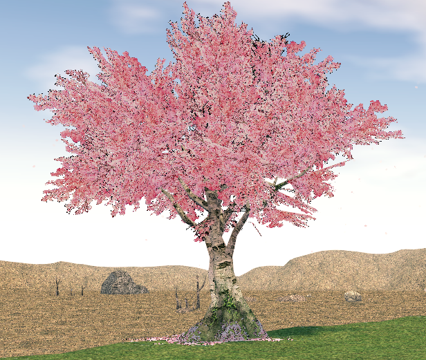 Mabinogi Homestead Abundant Cherry Blossom Tree