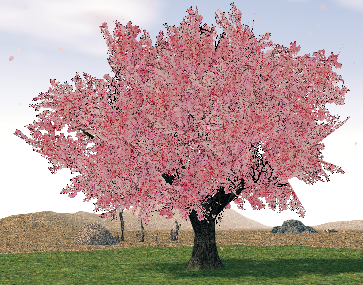 Mabinogi Homestead Pretty Cherry Blossom Tree