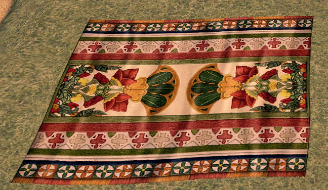 Mabinogi Homestead Elegant Lotus Carpet (Large)