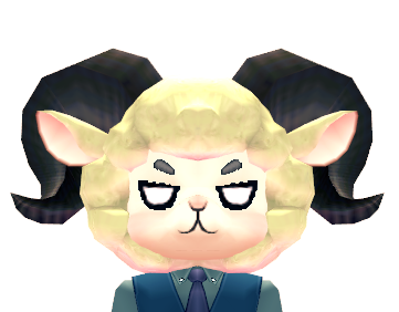 Mabinogi Grumpy Sheep Mask