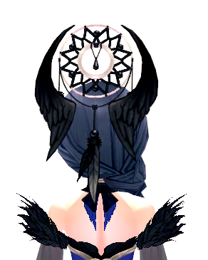 Mabinogi Midnight Crow Feather Halo