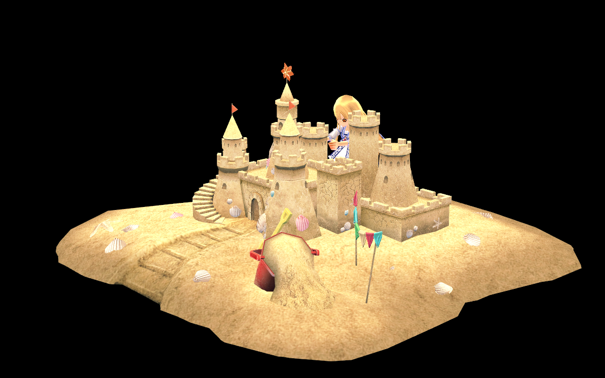 Mabinogi Fancy Sand Castle (for 2)