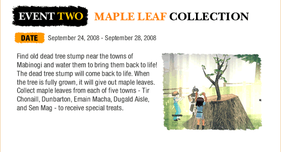 Event Two: Mapleleaf Collection