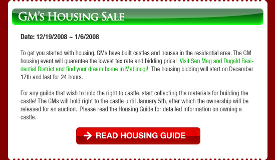 GM's Housing Sale