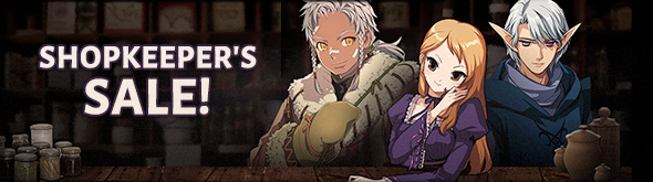 Mabinogi Shopkeeper's Sale Banner