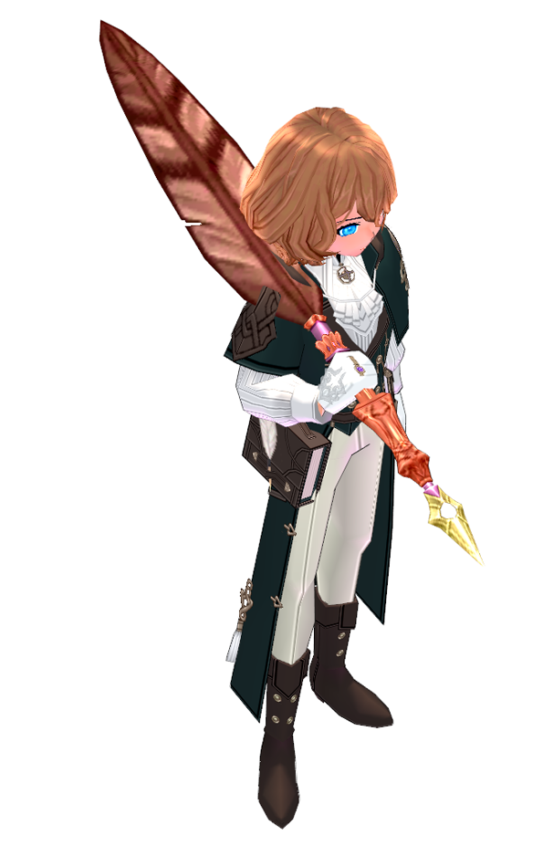 Mabinogi Quill Pen Two-Handed Sword Appearance Scroll