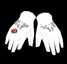 Mabinogi Scholar Cotton Gloves (M)