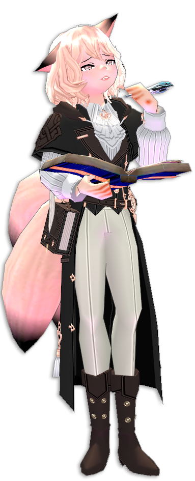 Mabinogi CM Katherz With Special Scholar Long Outfit (F)