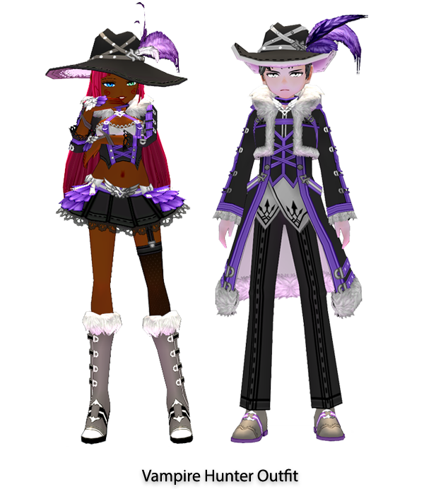 Mabinogi Vampire Hunter Outfits